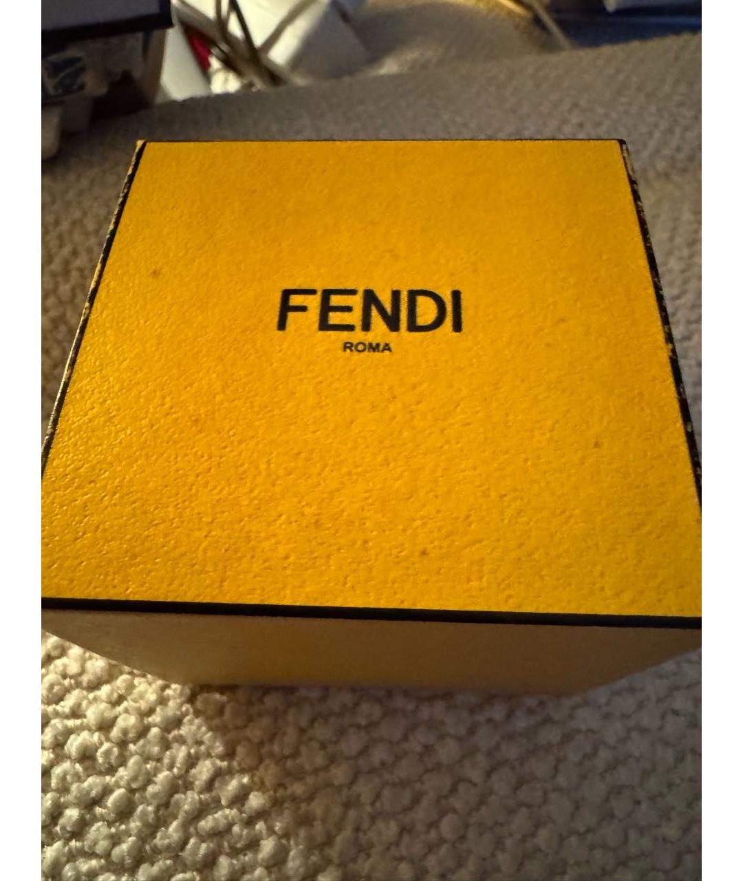 FENDI Золотые серьги, фото 4