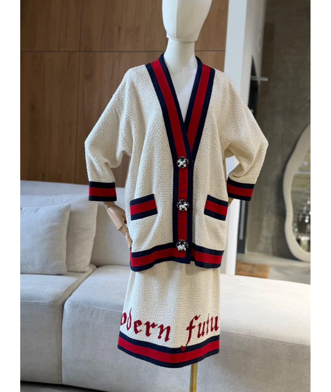GUCCI Мульти костюм с юбками, фото 2