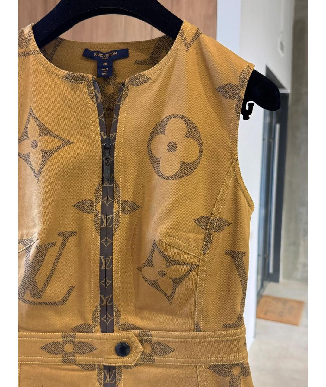LOUIS VUITTON Мульти повседневное платье, фото 2