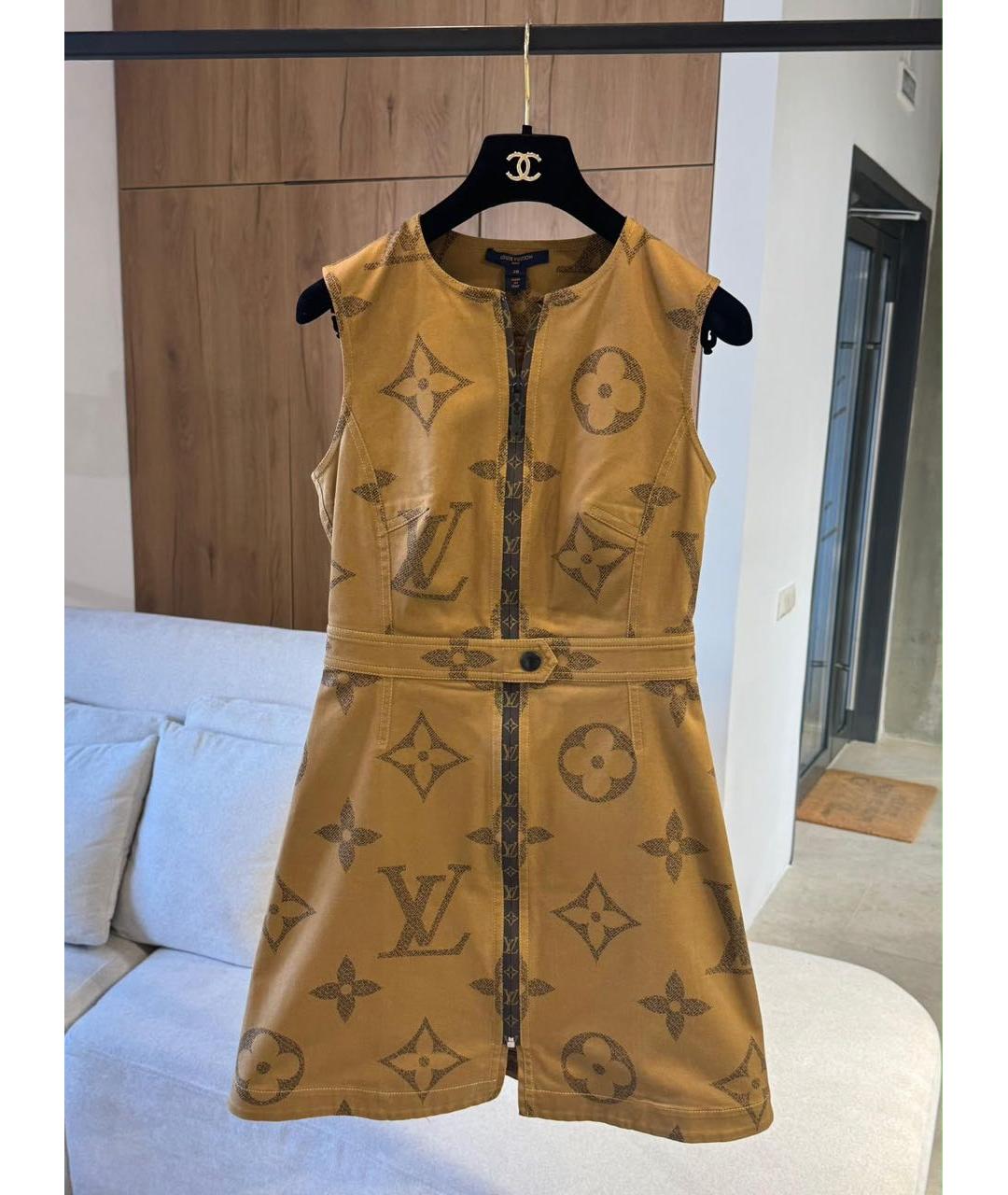 LOUIS VUITTON Мульти повседневное платье, фото 3