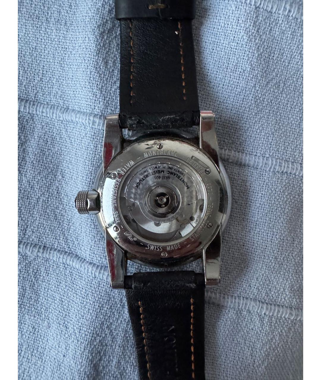 MONTBLANC Черные часы, фото 2