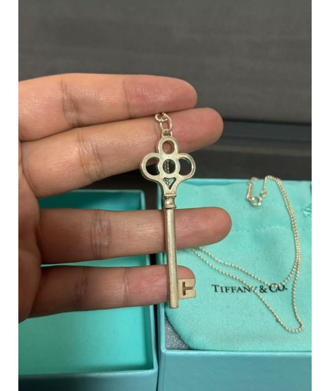 TIFFANY&CO Серебряная серебряная подвеска, фото 3