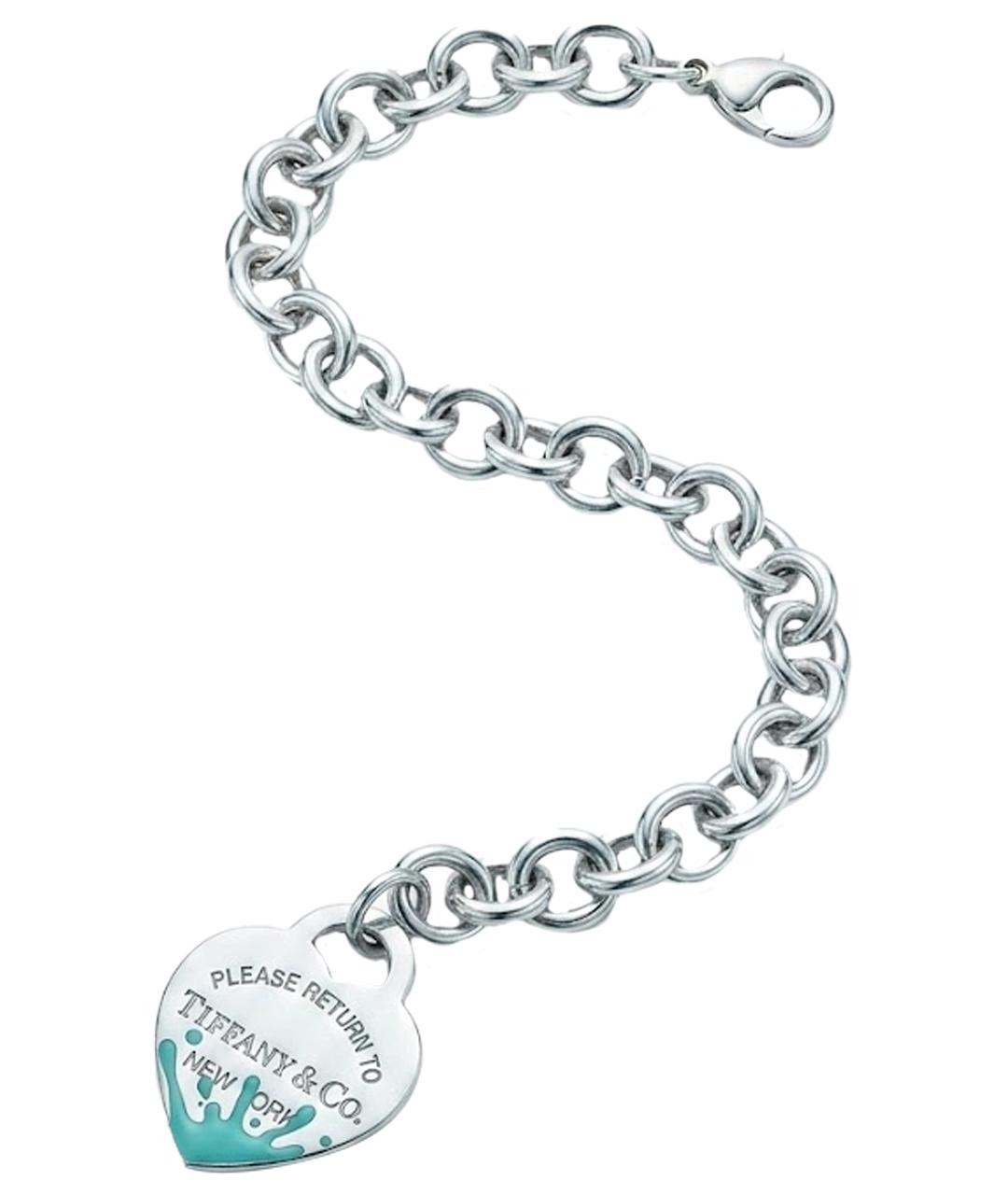 TIFFANY&CO Синий серебряный браслет, фото 1
