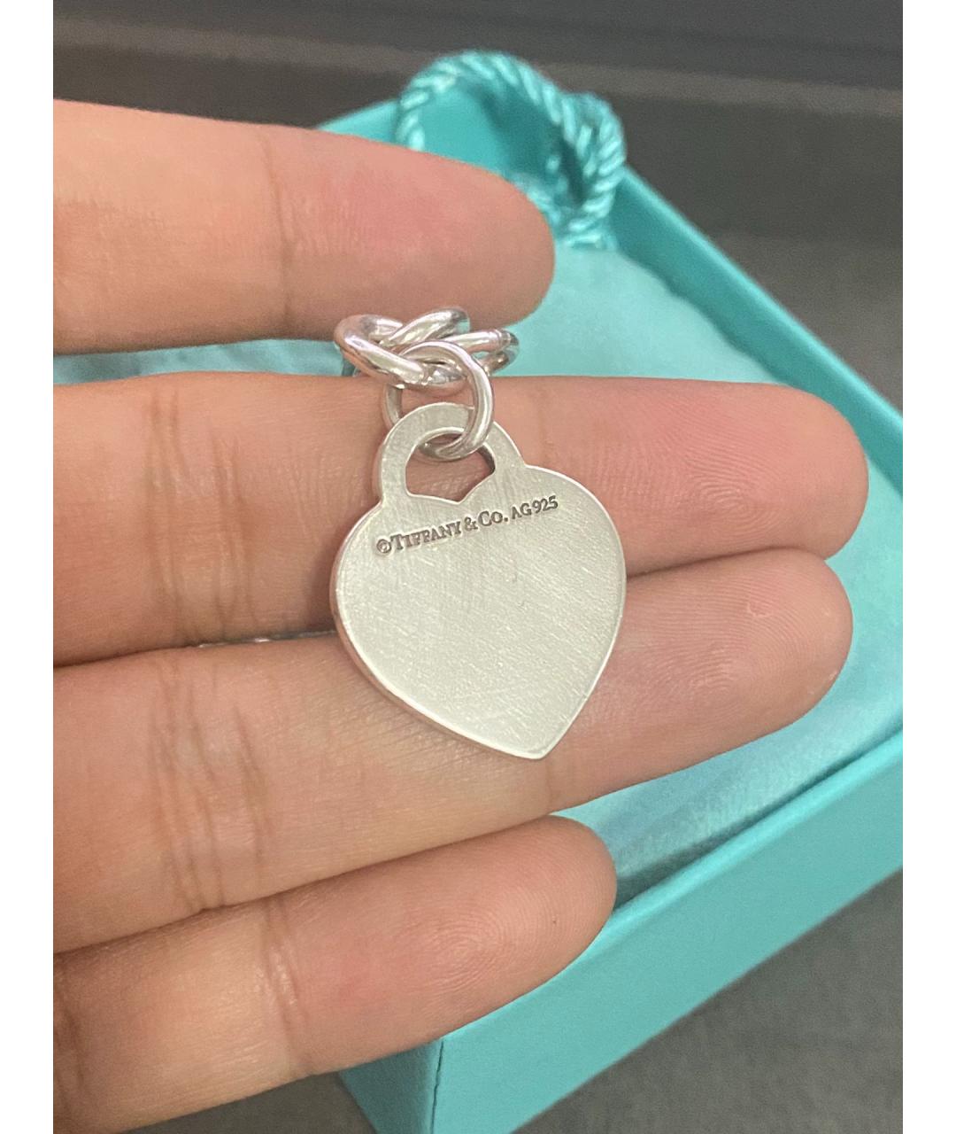 TIFFANY&CO Синий серебряный браслет, фото 4