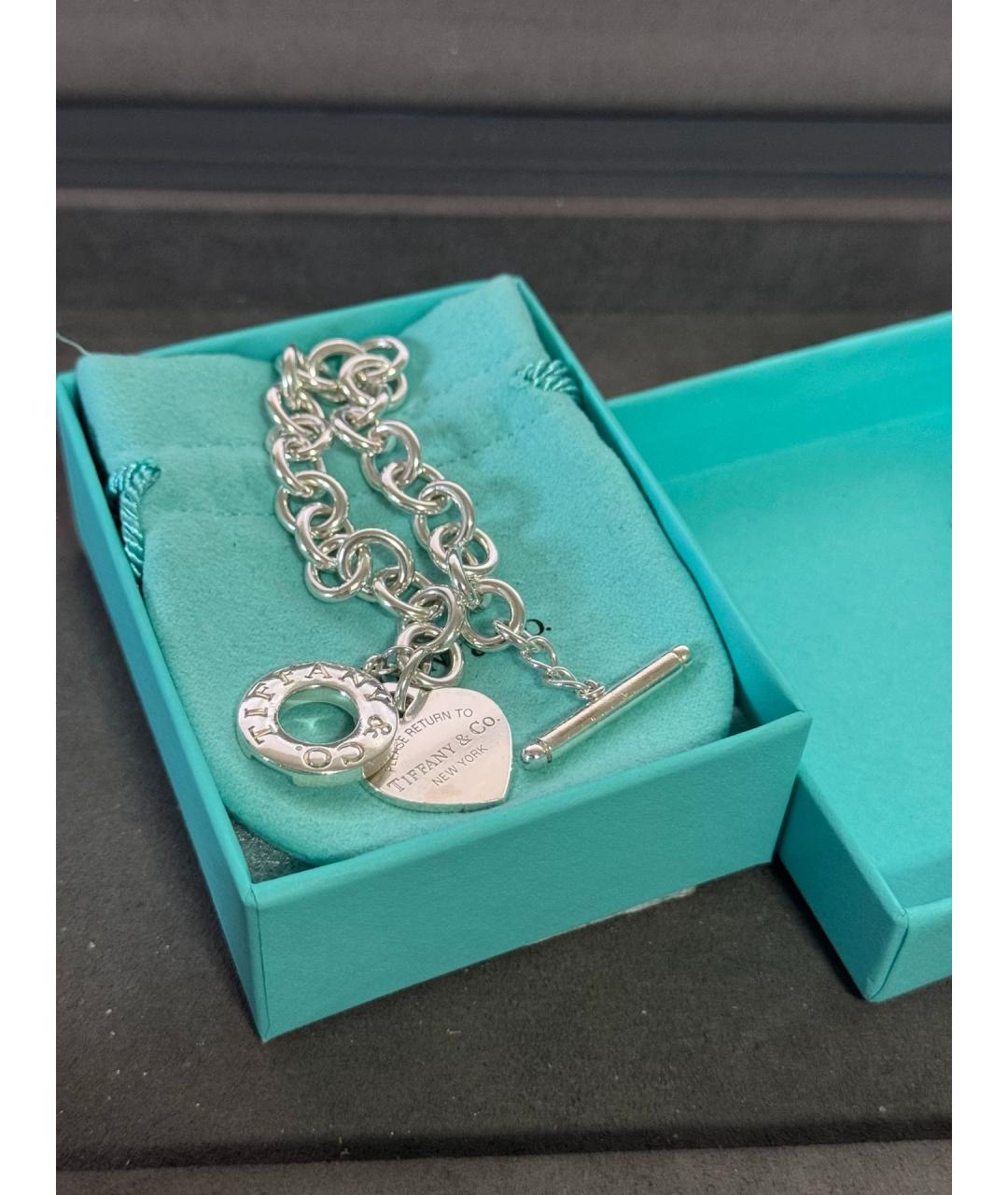 TIFFANY&CO Серебряный серебряный браслет, фото 9