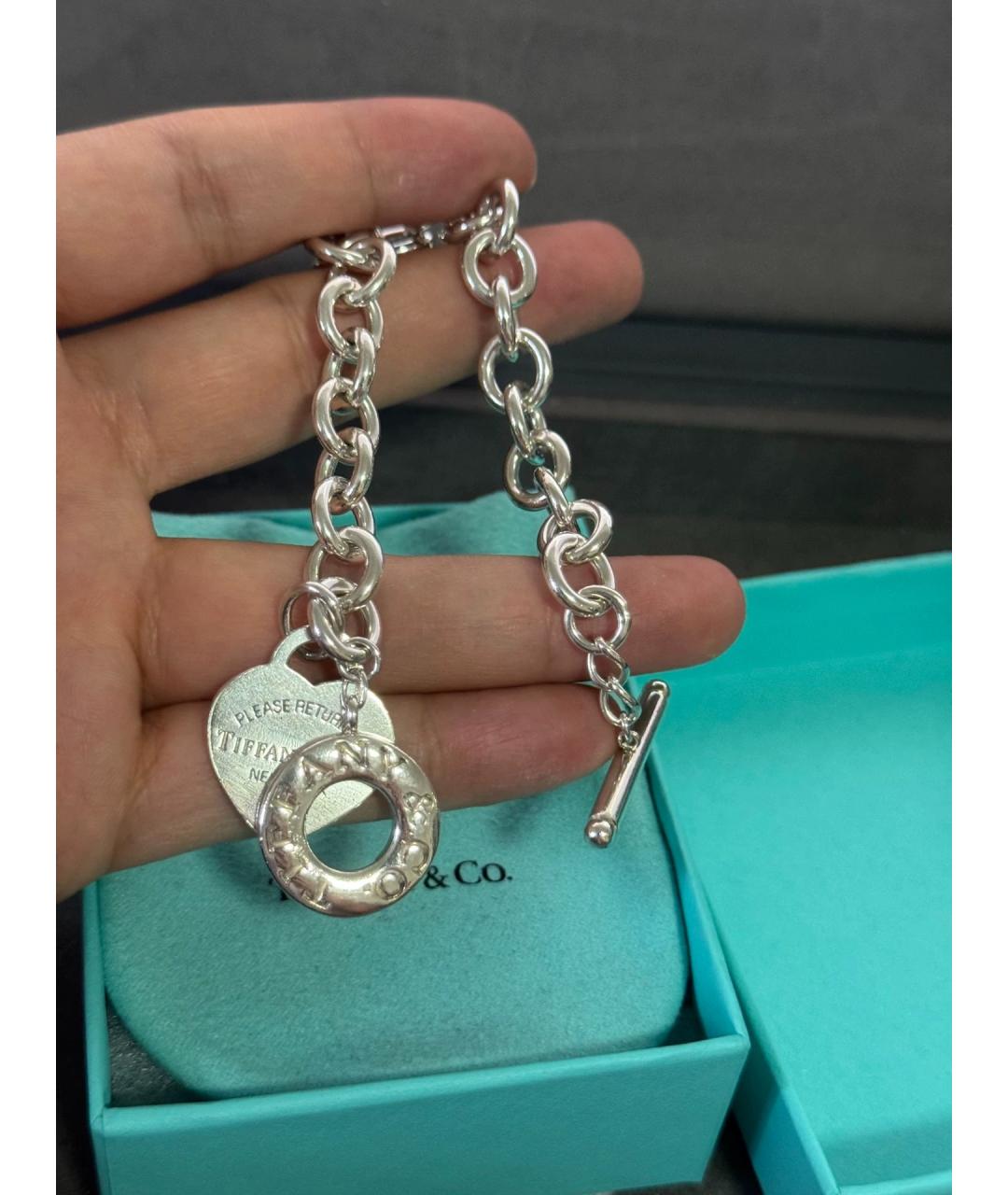 TIFFANY&CO Серебряный серебряный браслет, фото 7