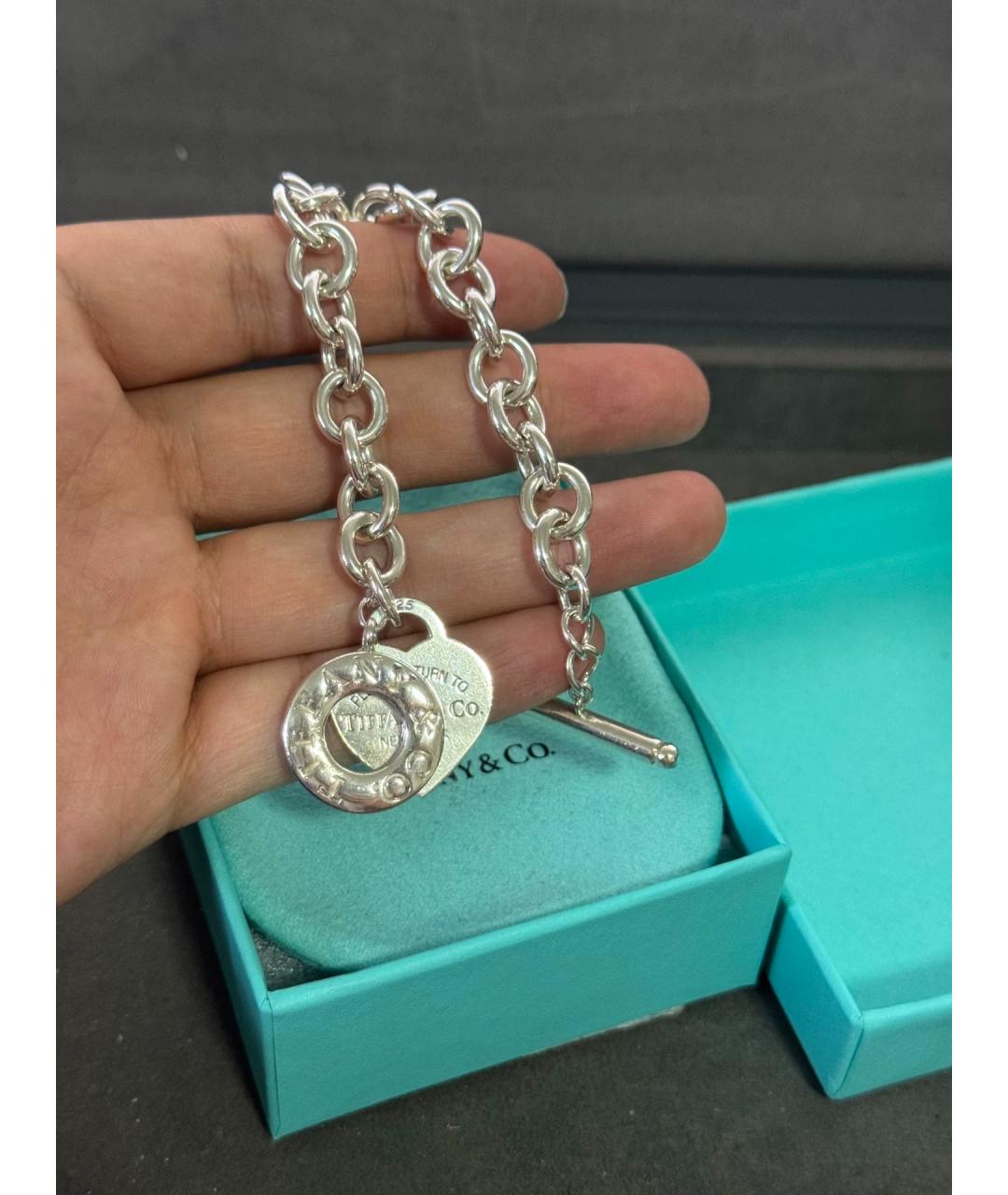 TIFFANY&CO Серебряный серебряный браслет, фото 4
