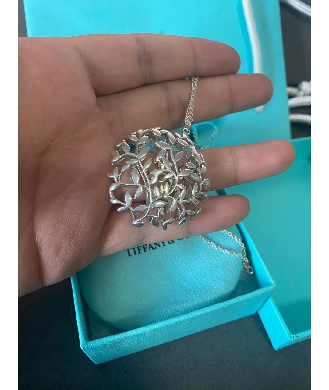 TIFFANY&CO Серебряная серебряная подвеска, фото 6