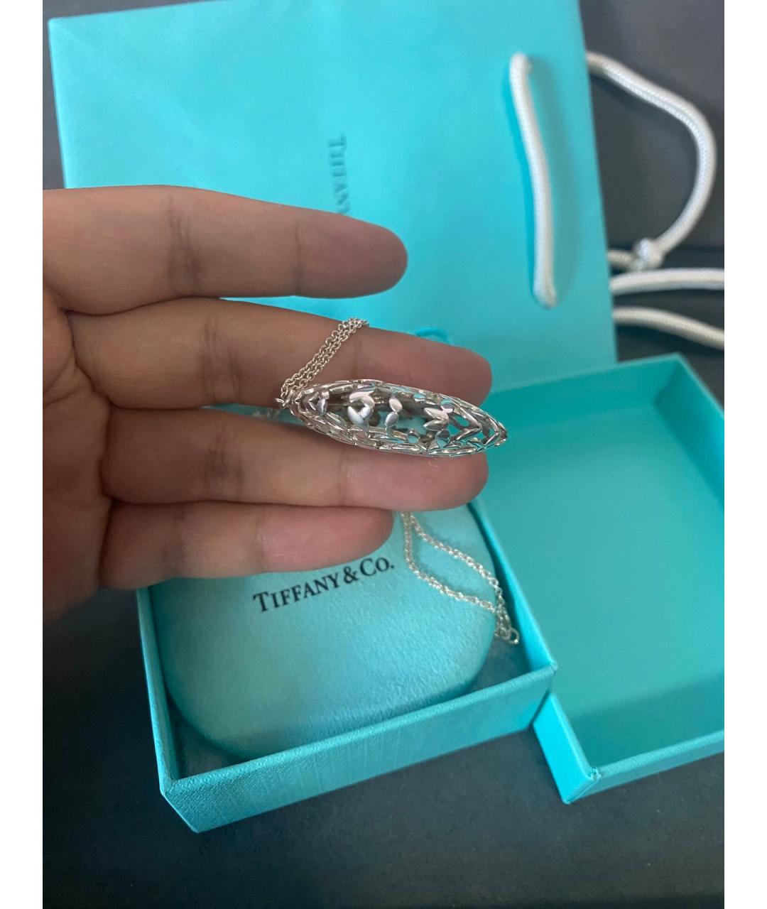 TIFFANY&CO Серебряная серебряная подвеска, фото 7