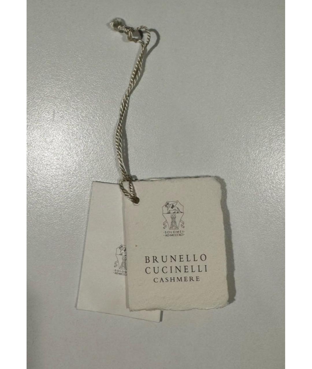BRUNELLO CUCINELLI Серый шерстяной джемпер / свитер, фото 5