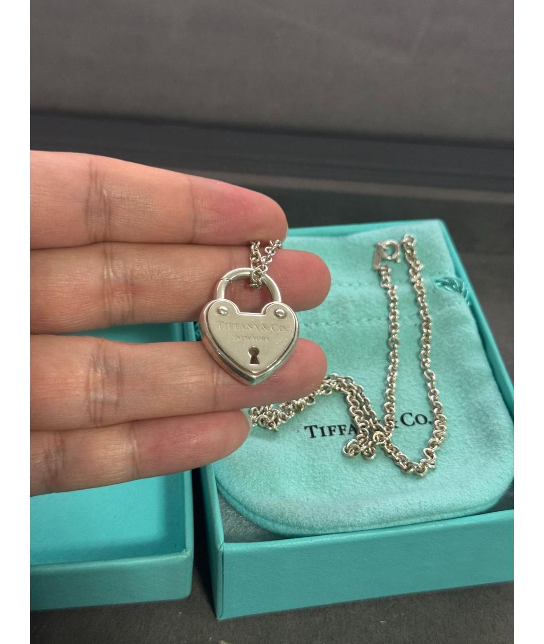 TIFFANY&CO Серебряный серебряный кулон, фото 3