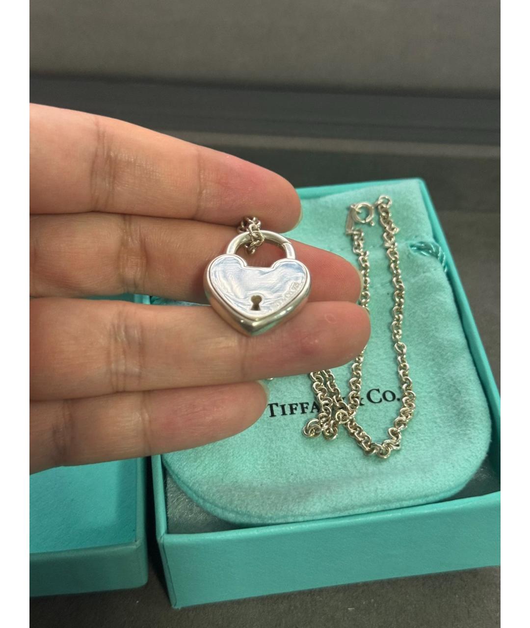 TIFFANY&CO Серебряный серебряный кулон, фото 4
