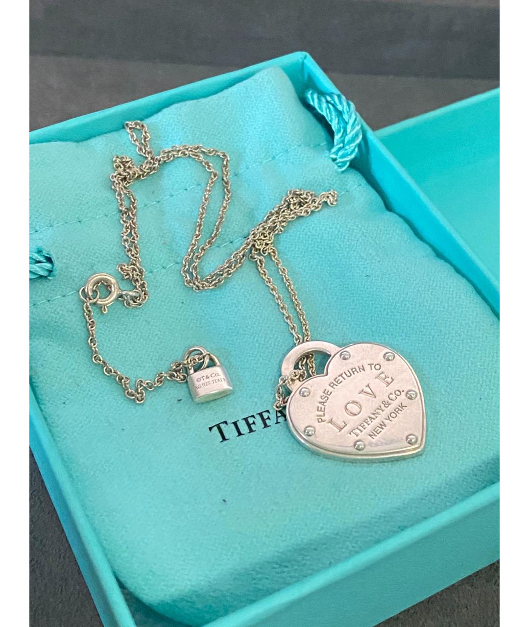 TIFFANY&CO Серебряная серебряная подвеска, фото 2