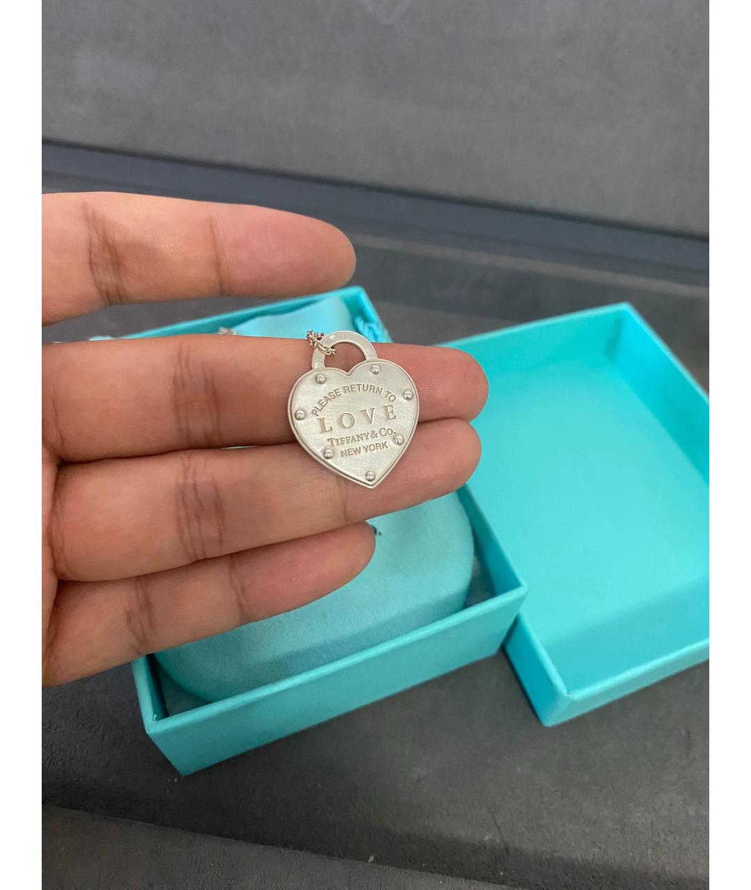 TIFFANY&CO Серебряная серебряная подвеска, фото 3
