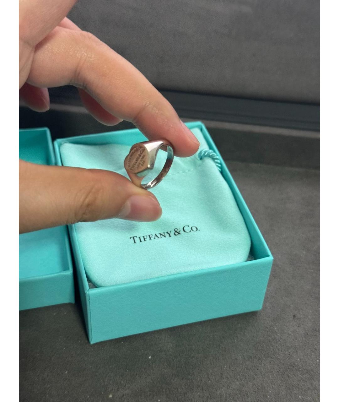 TIFFANY&CO Серебряное серебряное кольцо, фото 3