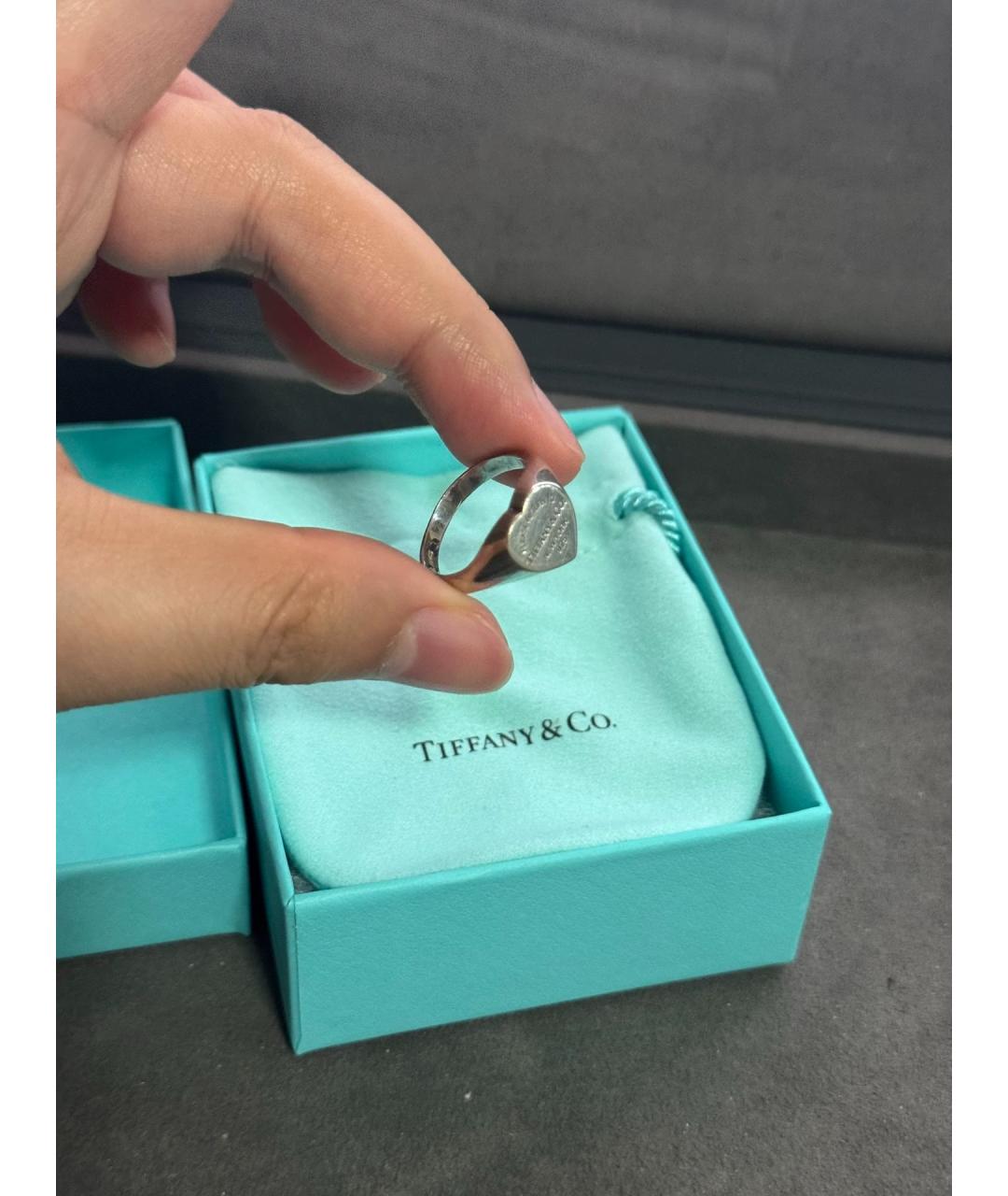 TIFFANY&CO Серебряное серебряное кольцо, фото 2