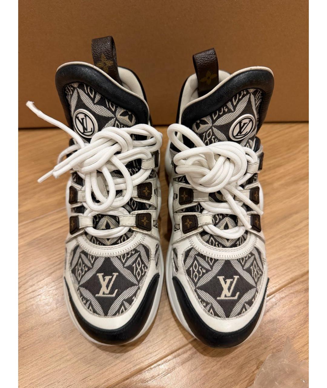 LOUIS VUITTON Белые кроссовки, фото 2