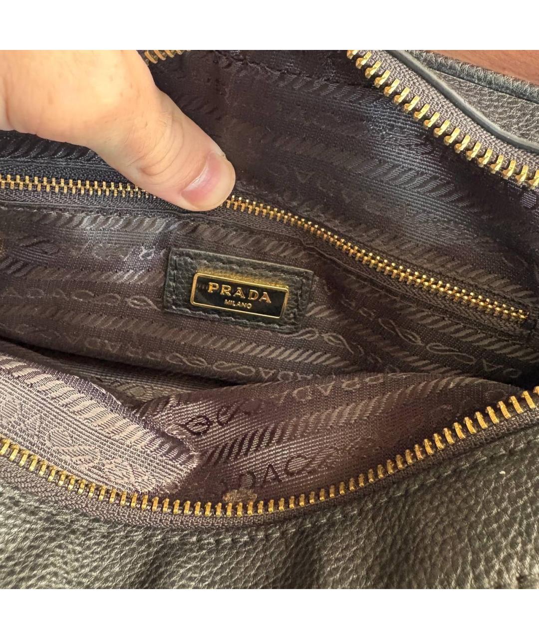 PRADA Черная сумка через плечо, фото 3