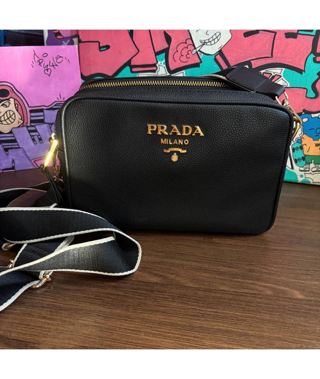 PRADA Черная сумка через плечо, фото 6