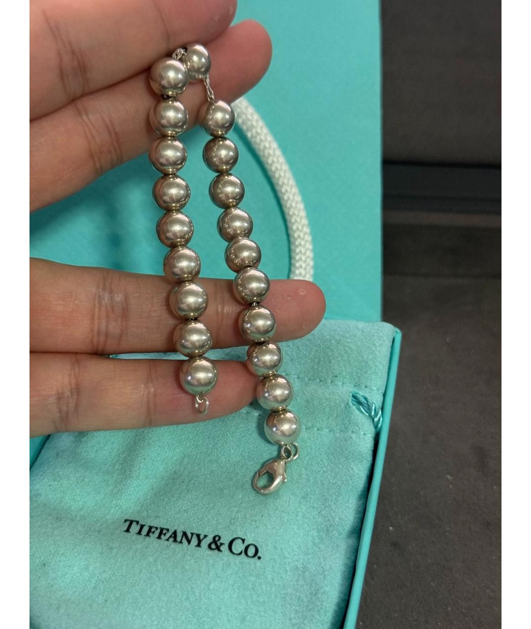 TIFFANY&CO Синий серебряный браслет, фото 7