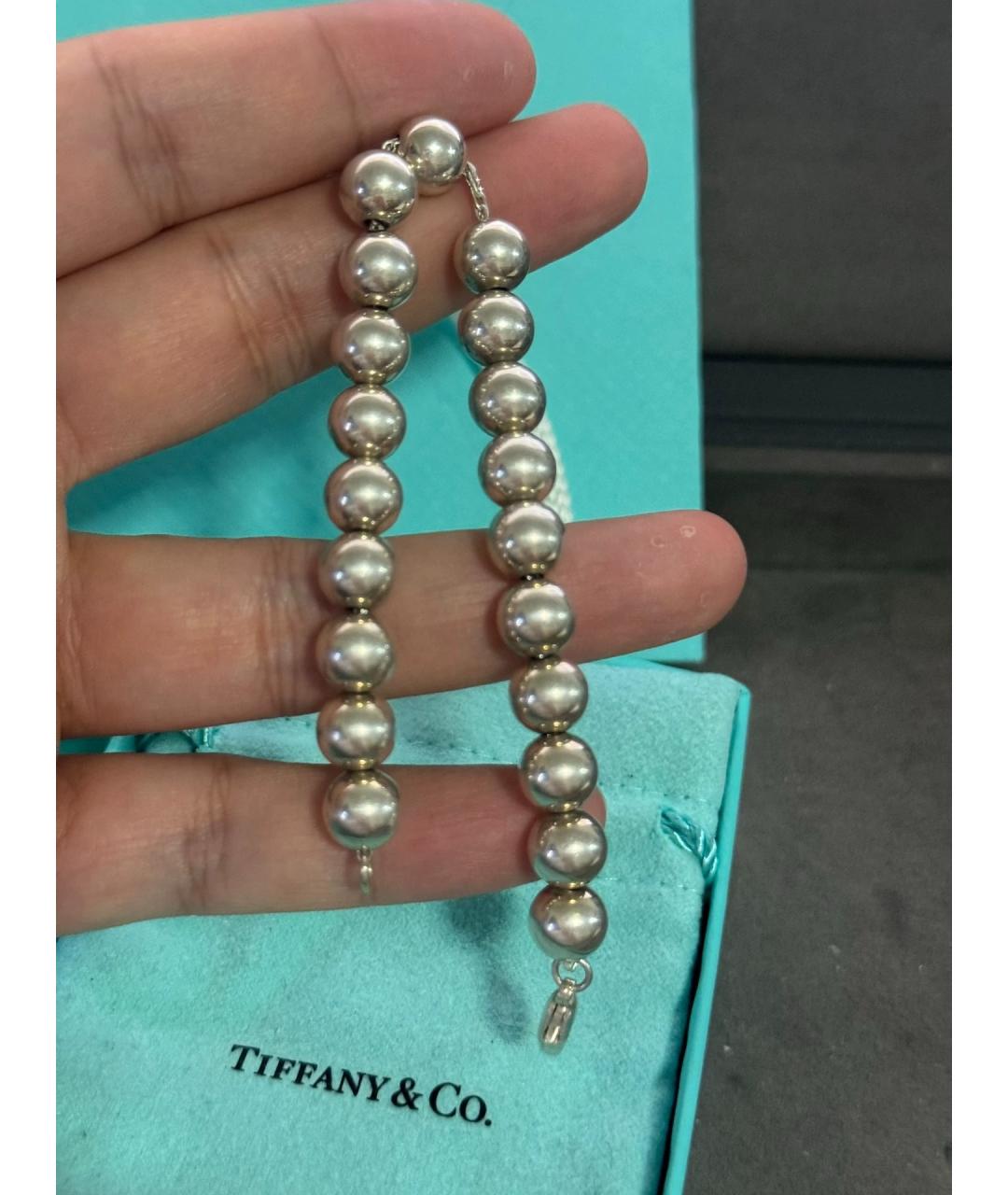 TIFFANY&CO Синий серебряный браслет, фото 6