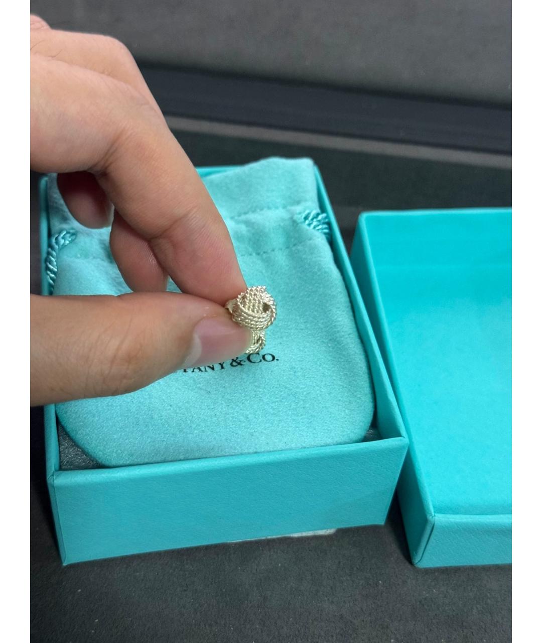 TIFFANY&CO Золотые серебряные серьги, фото 2