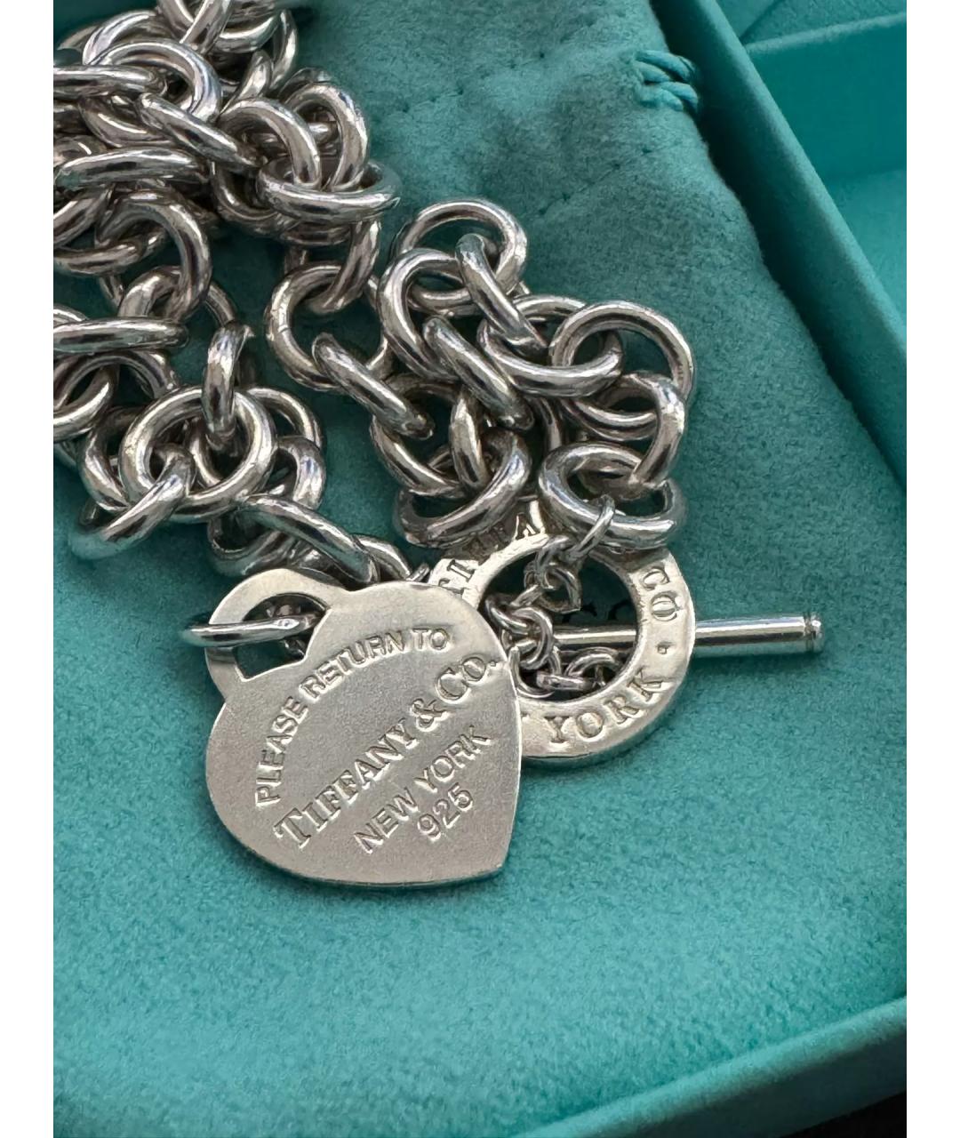 TIFFANY&CO Серебряное серебряное колье, фото 9