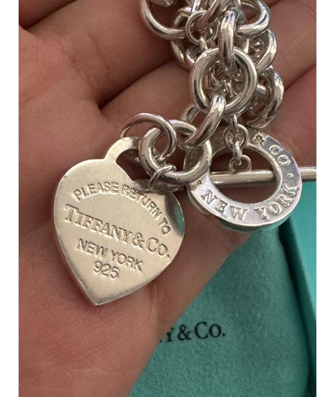 TIFFANY&CO Серебряное серебряное колье, фото 8
