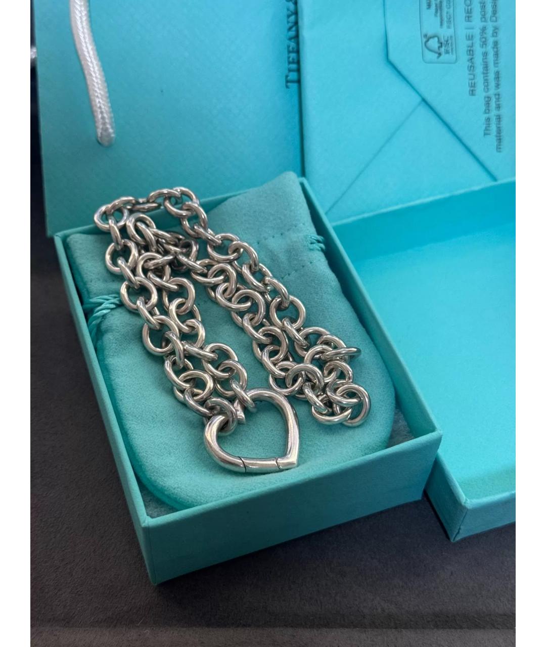 TIFFANY&CO Серебряное серебряное колье, фото 8