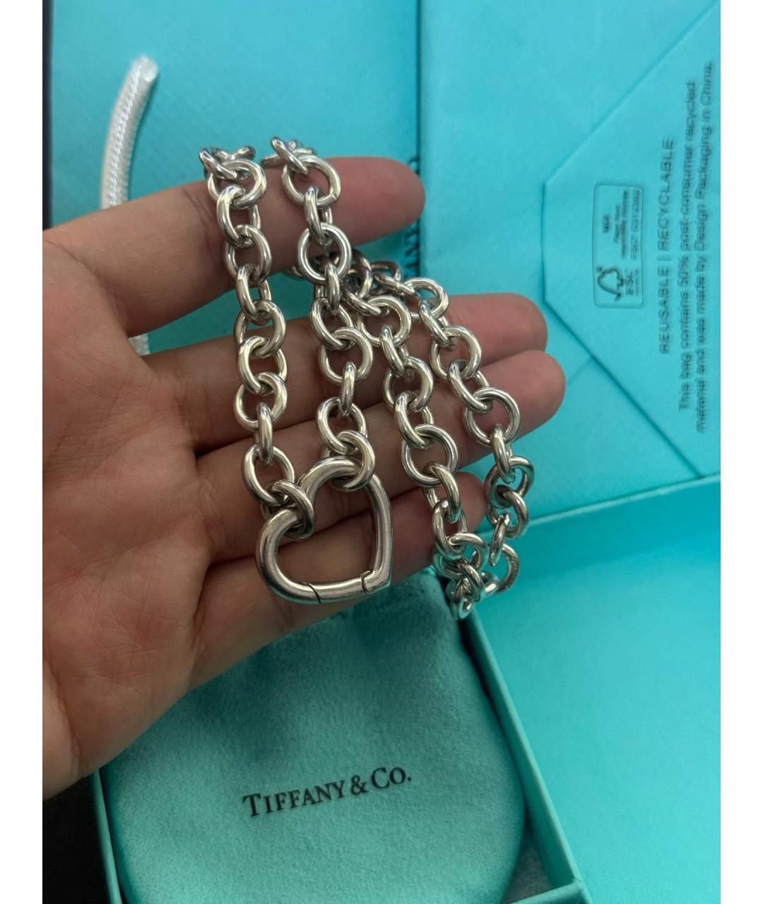 TIFFANY&CO Серебряное серебряное колье, фото 5