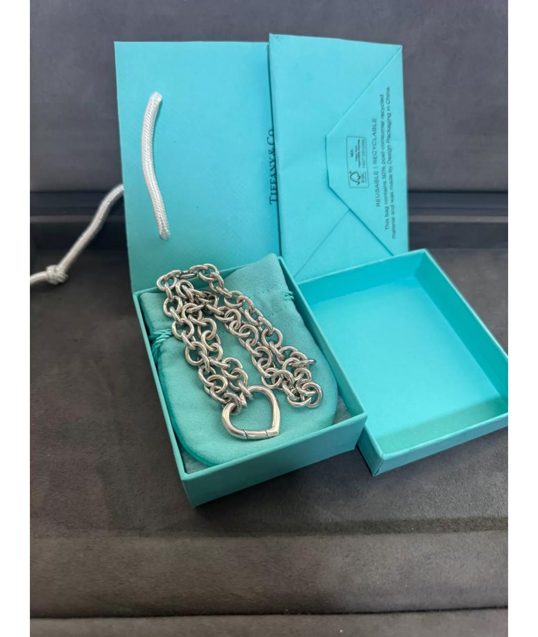 TIFFANY&CO Серебряное серебряное колье, фото 2