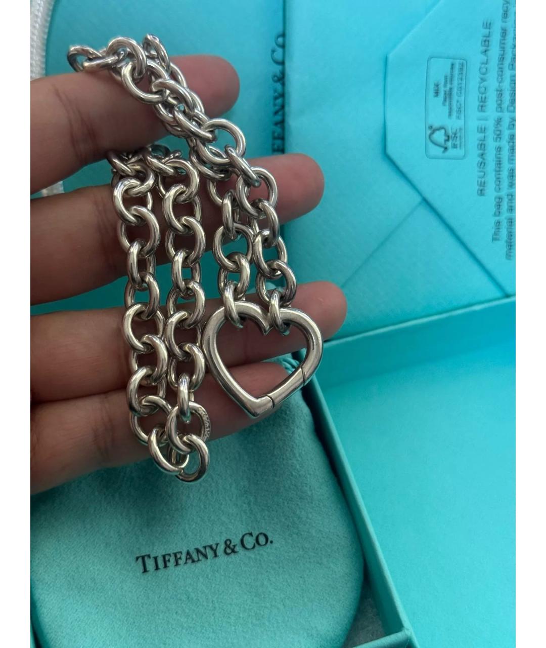 TIFFANY&CO Серебряное серебряное колье, фото 6