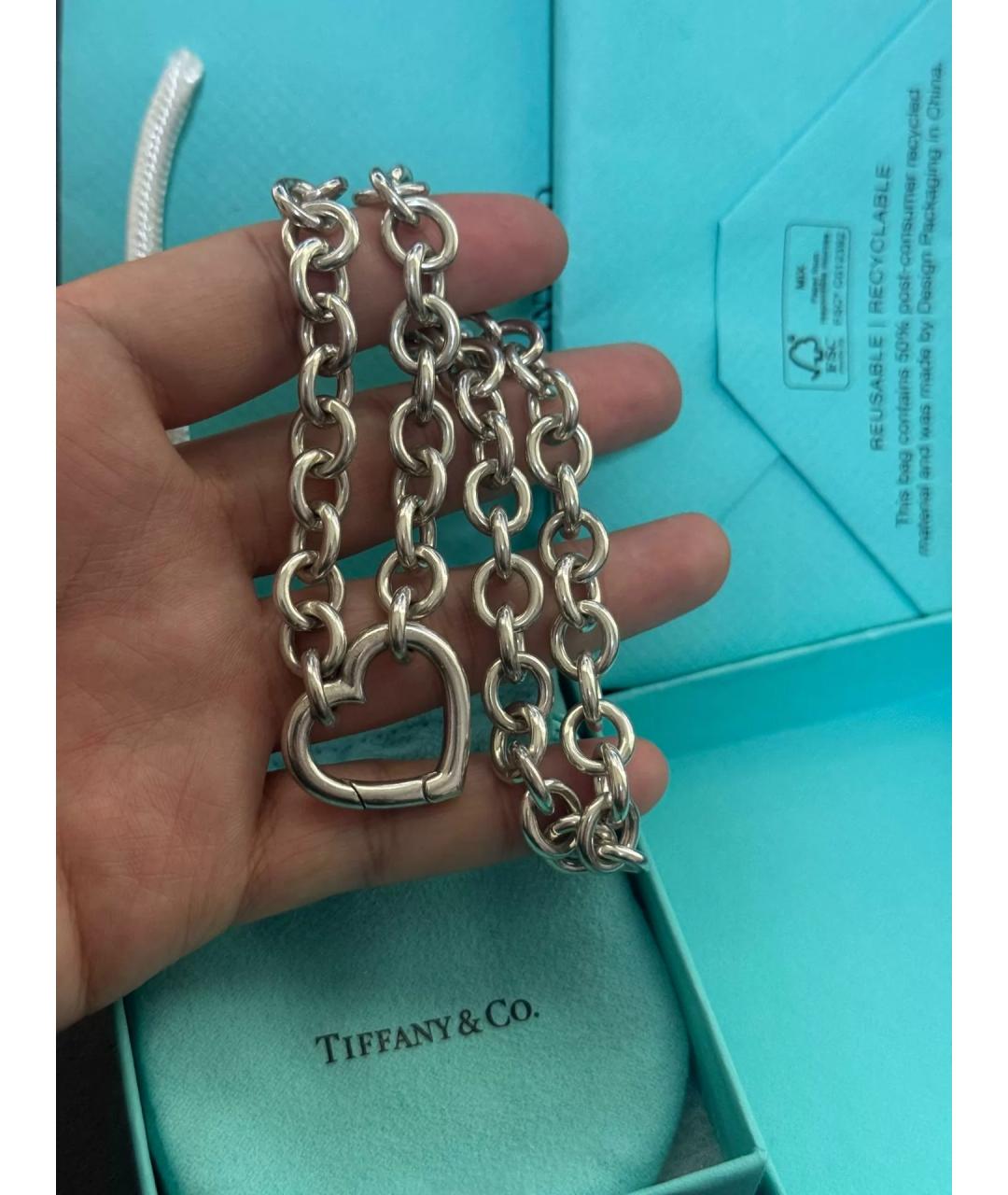 TIFFANY&CO Серебряное серебряное колье, фото 4