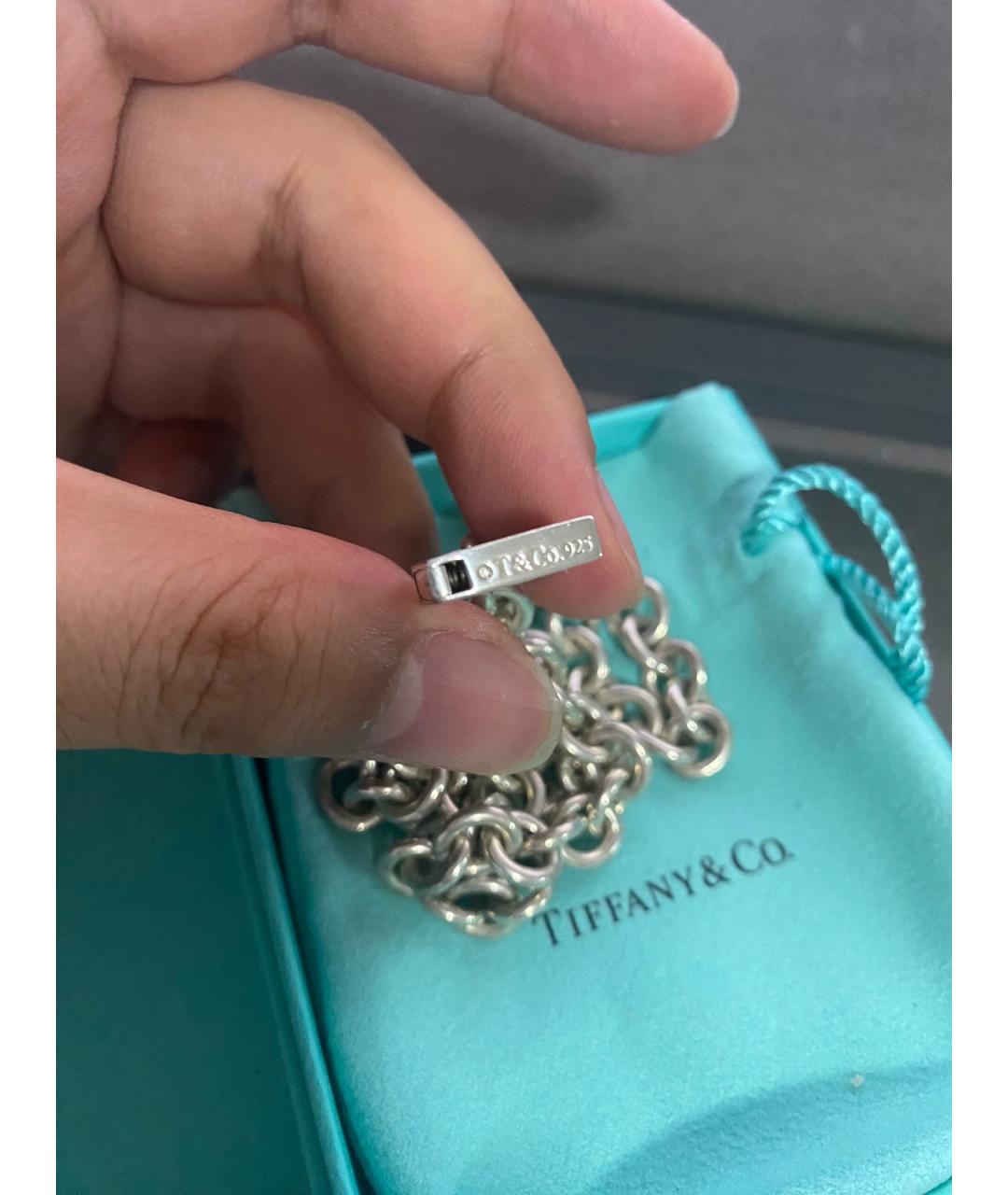 TIFFANY&CO Серебряное серебряное колье, фото 7