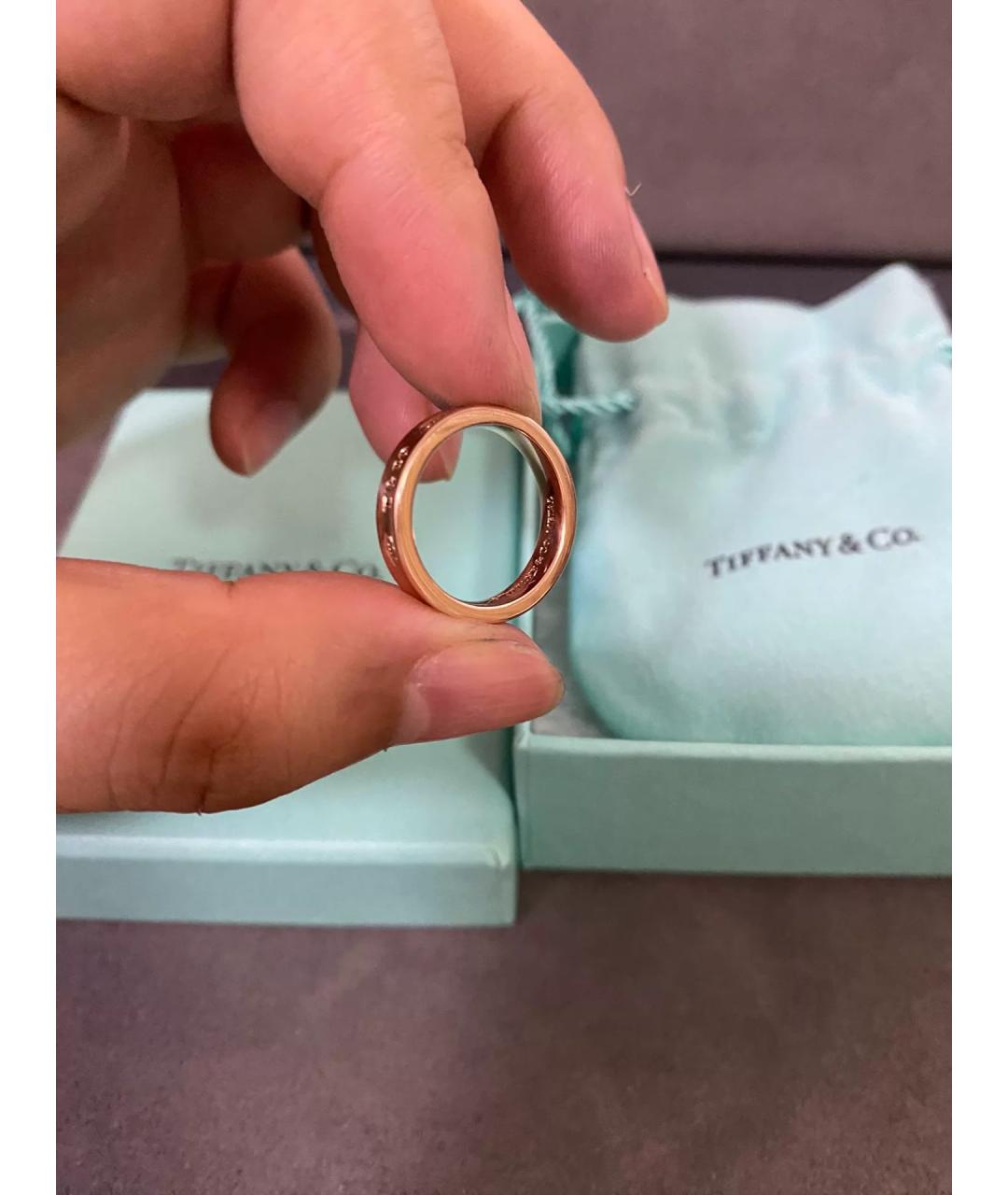 TIFFANY&CO Розовое кольцо из розового золота, фото 7