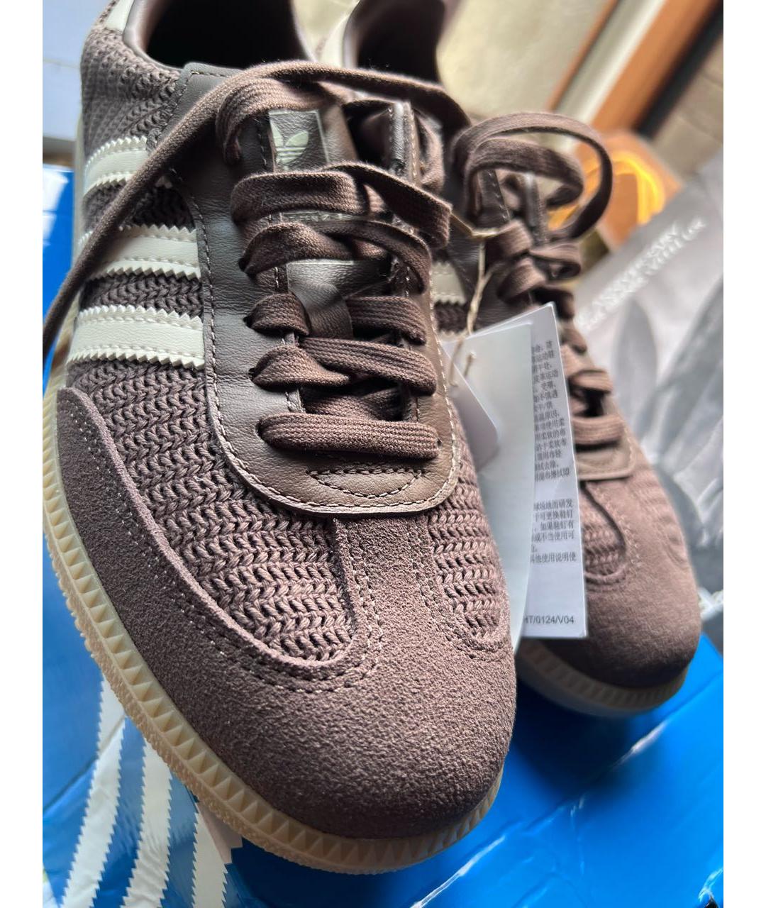 ADIDAS Коричневые кеды, фото 3
