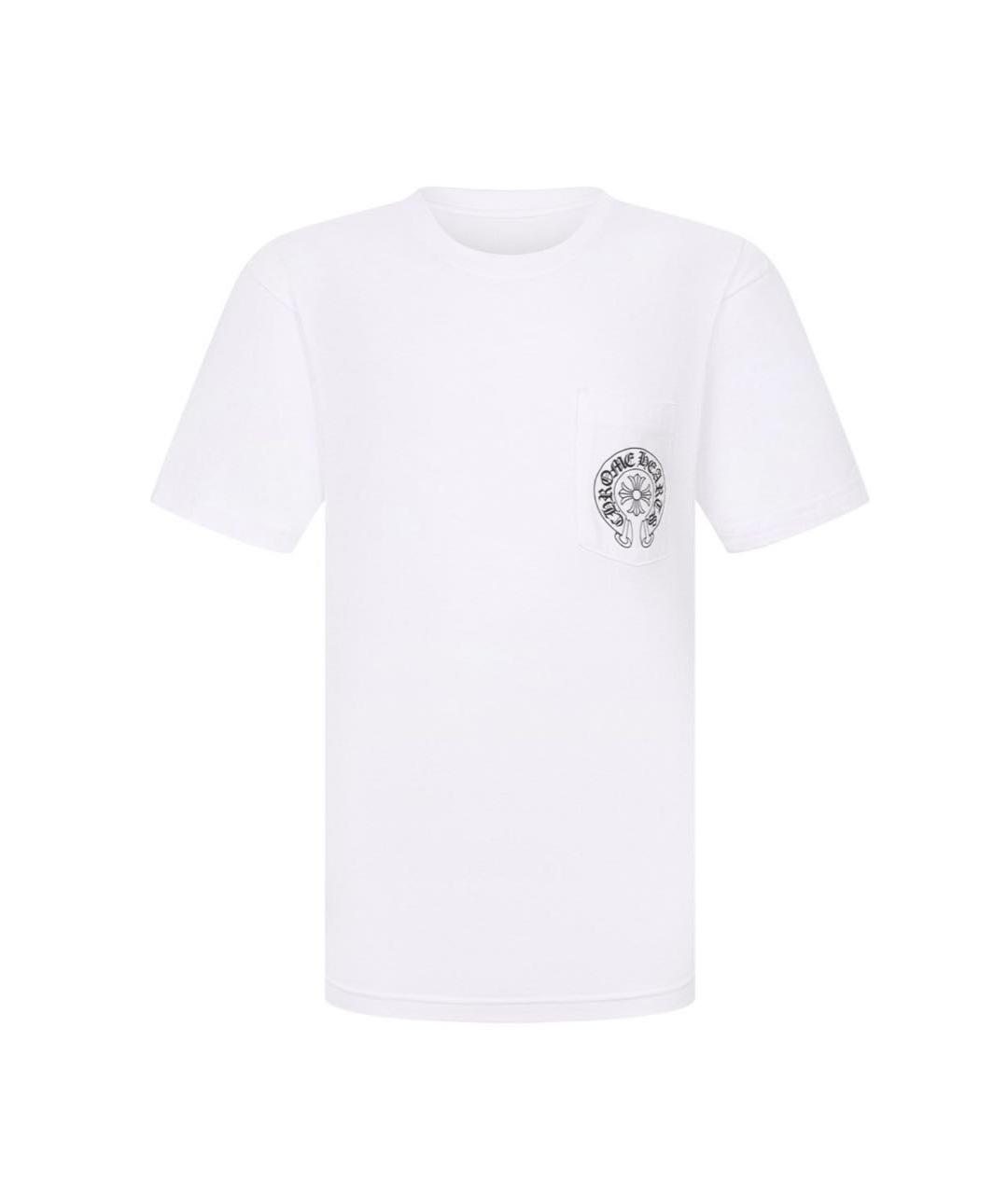 CHROME HEARTS Белая хлопковая футболка, фото 1