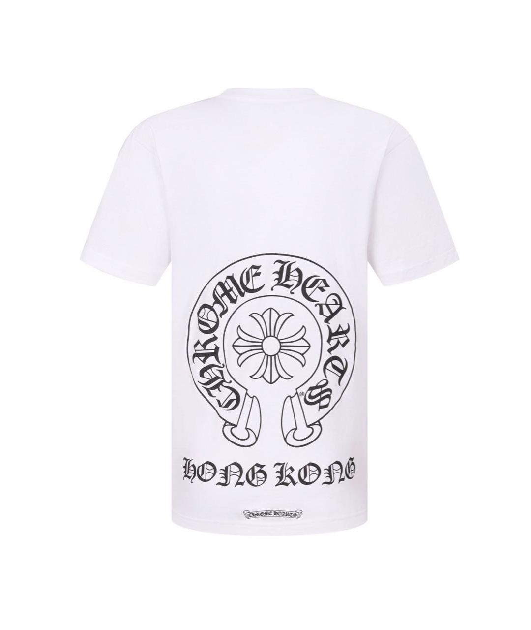 CHROME HEARTS Белая хлопковая футболка, фото 2