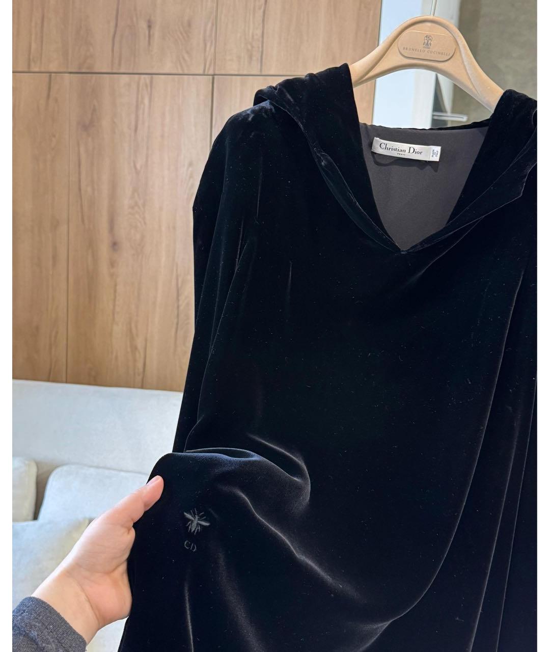 CHRISTIAN DIOR Черное повседневное платье, фото 3