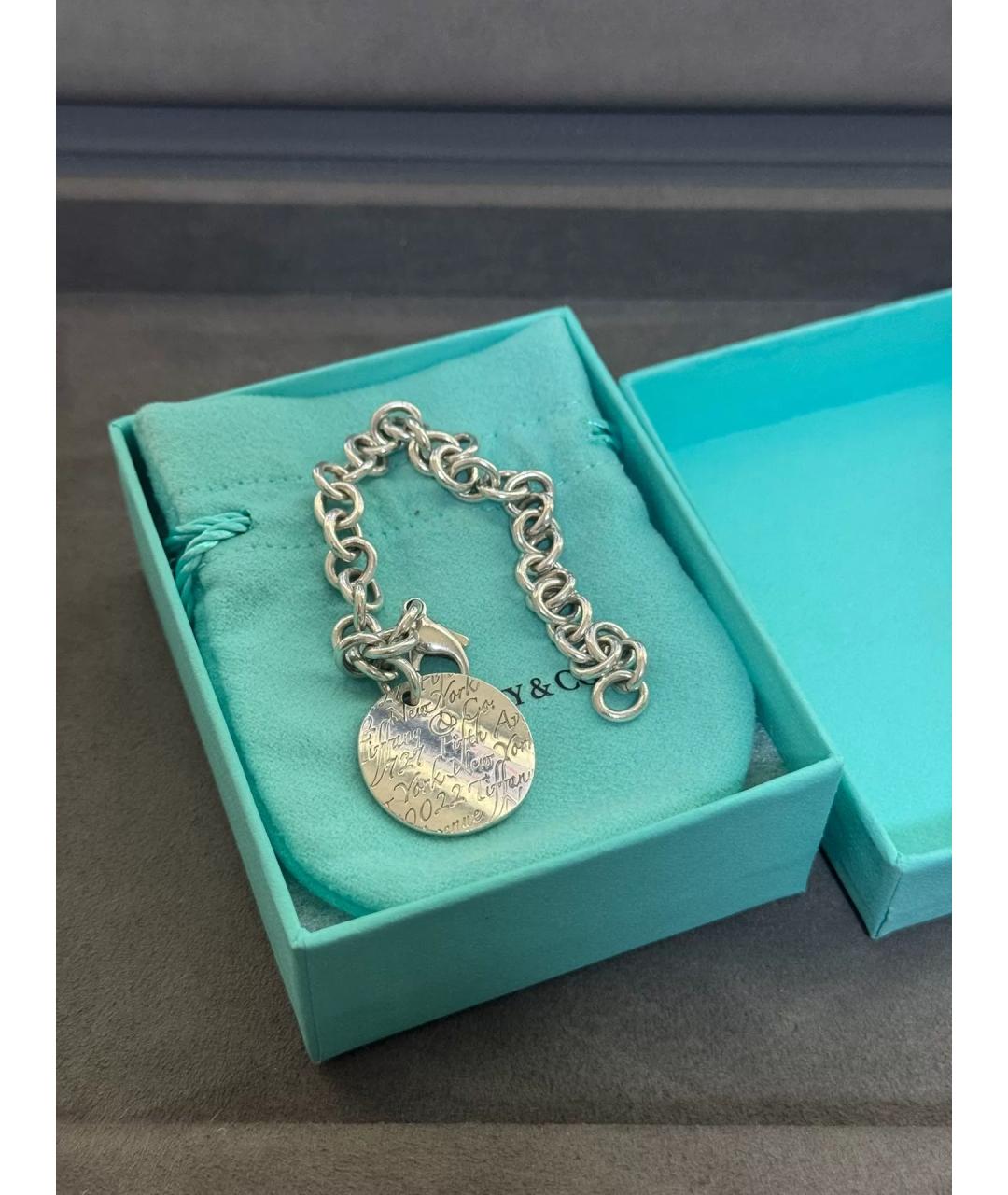 TIFFANY&CO Серебряный серебряный браслет, фото 6