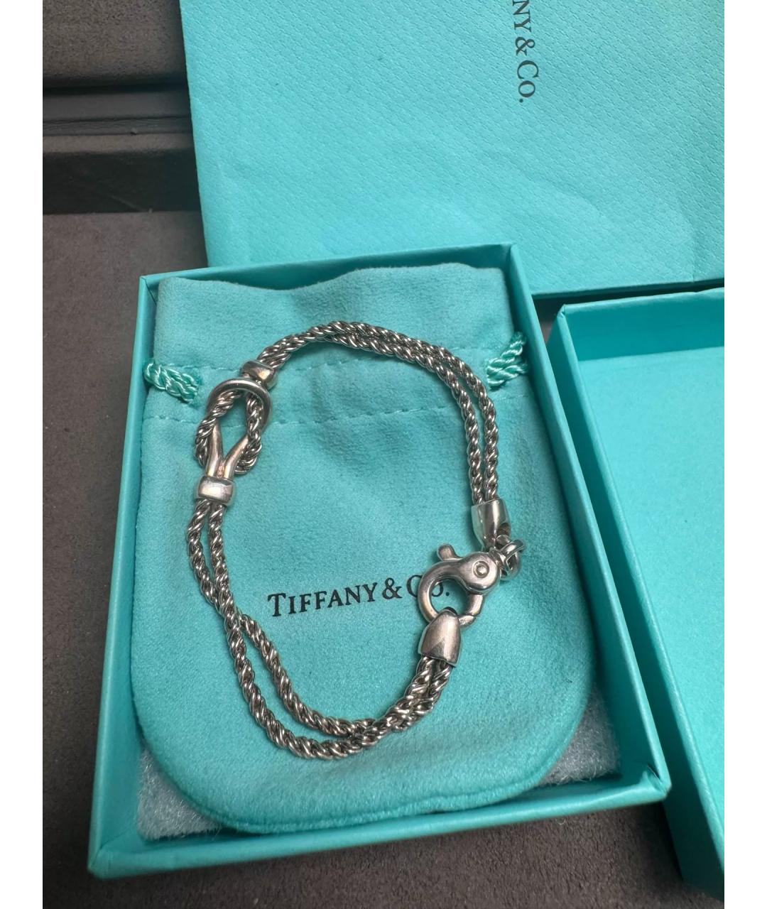 TIFFANY&CO Серебряный серебряный браслет, фото 6