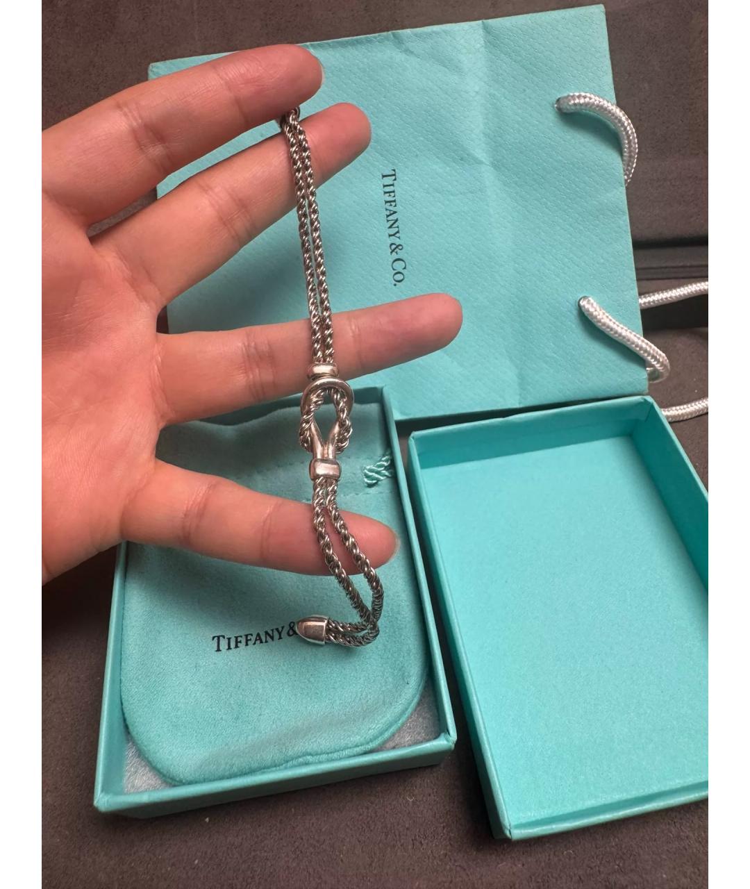 TIFFANY&CO Серебряный серебряный браслет, фото 3