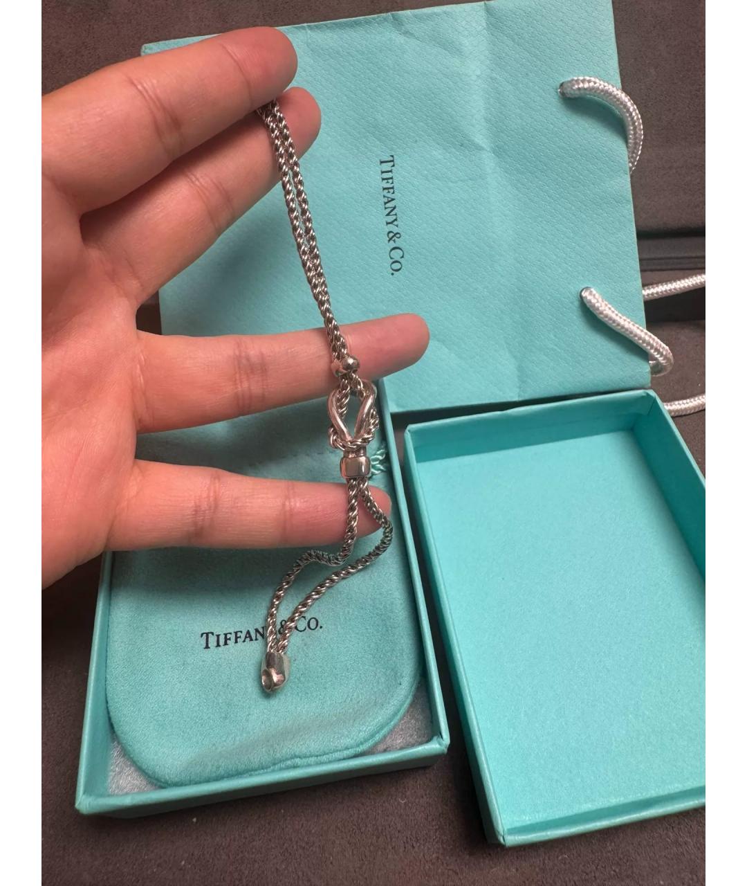 TIFFANY&CO Серебряный серебряный браслет, фото 4