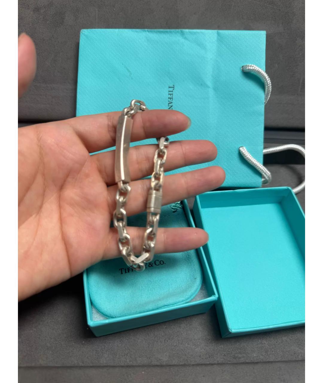 TIFFANY&CO Серебряный серебряный браслет, фото 5