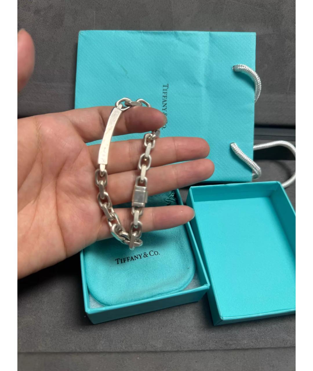 TIFFANY&CO Серебряный серебряный браслет, фото 4