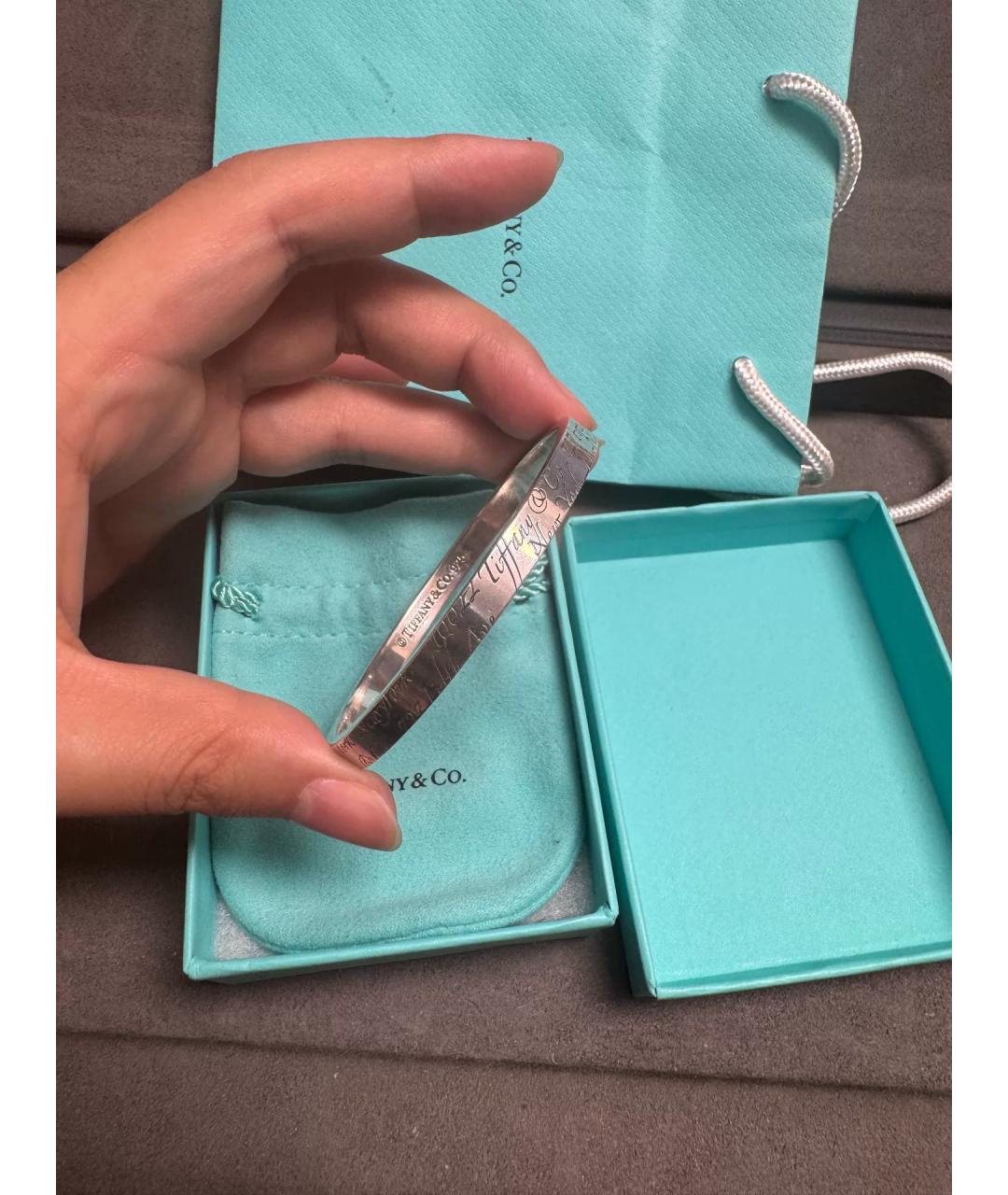 TIFFANY&CO Серебряный серебряный браслет, фото 3