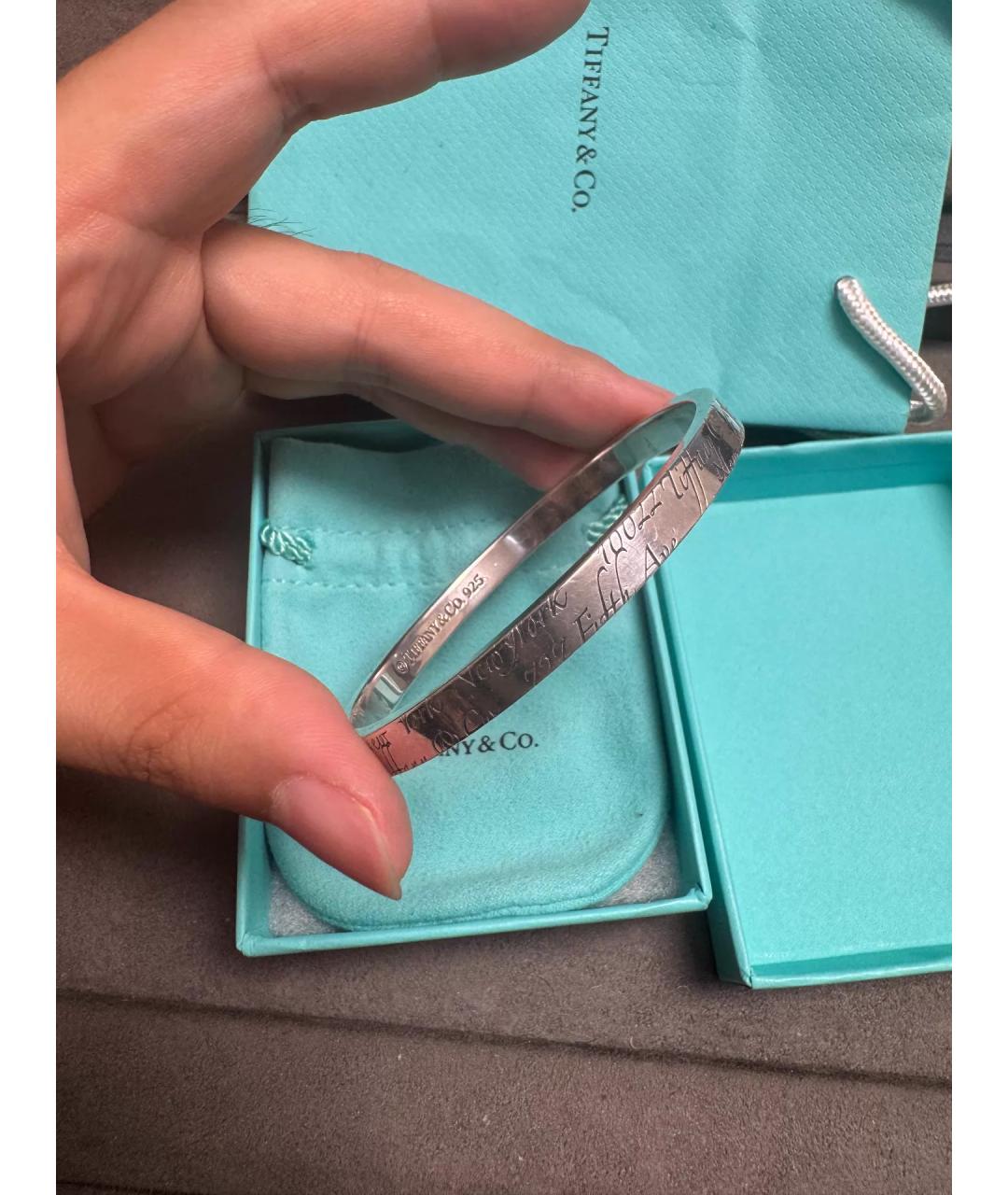 TIFFANY&CO Серебряный серебряный браслет, фото 8
