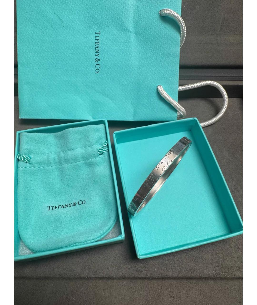 TIFFANY&CO Серебряный серебряный браслет, фото 10