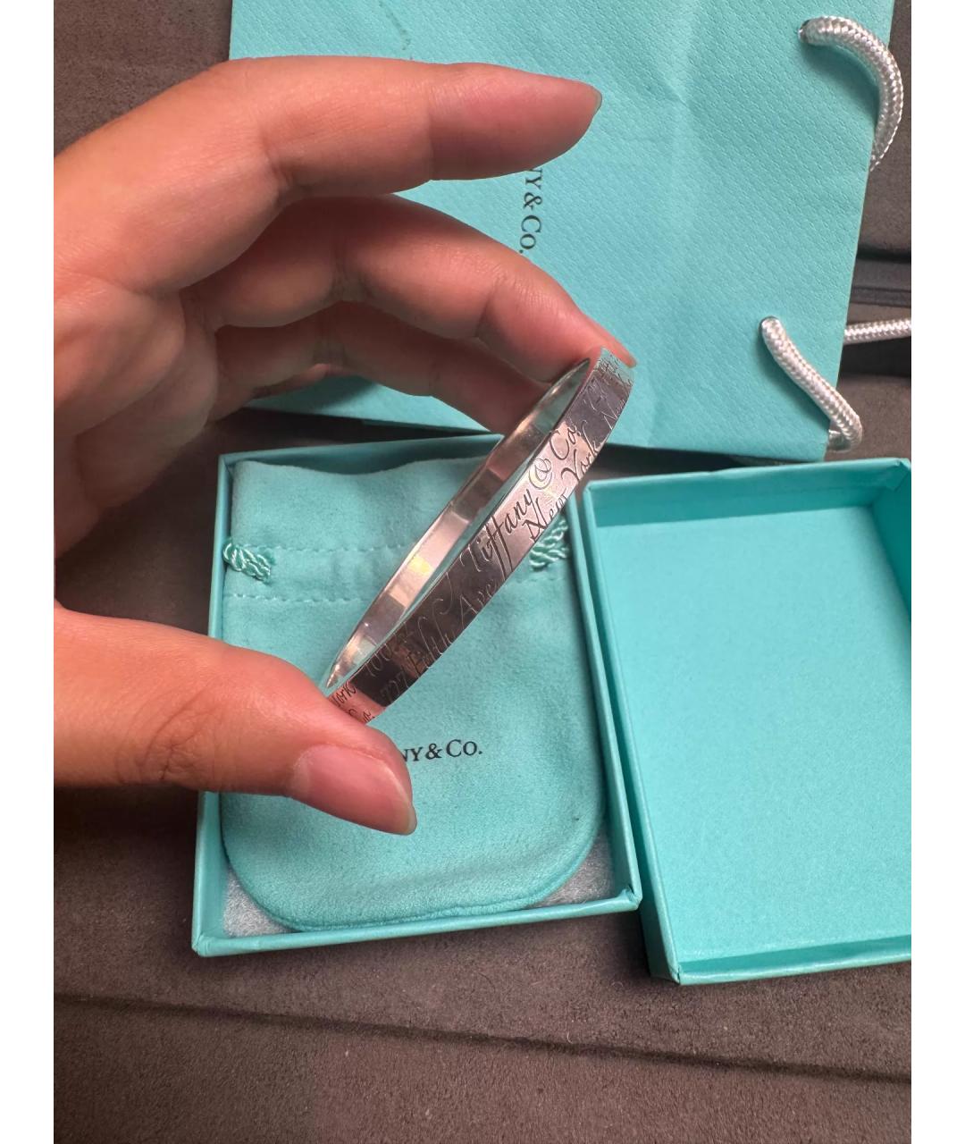 TIFFANY&CO Серебряный серебряный браслет, фото 5