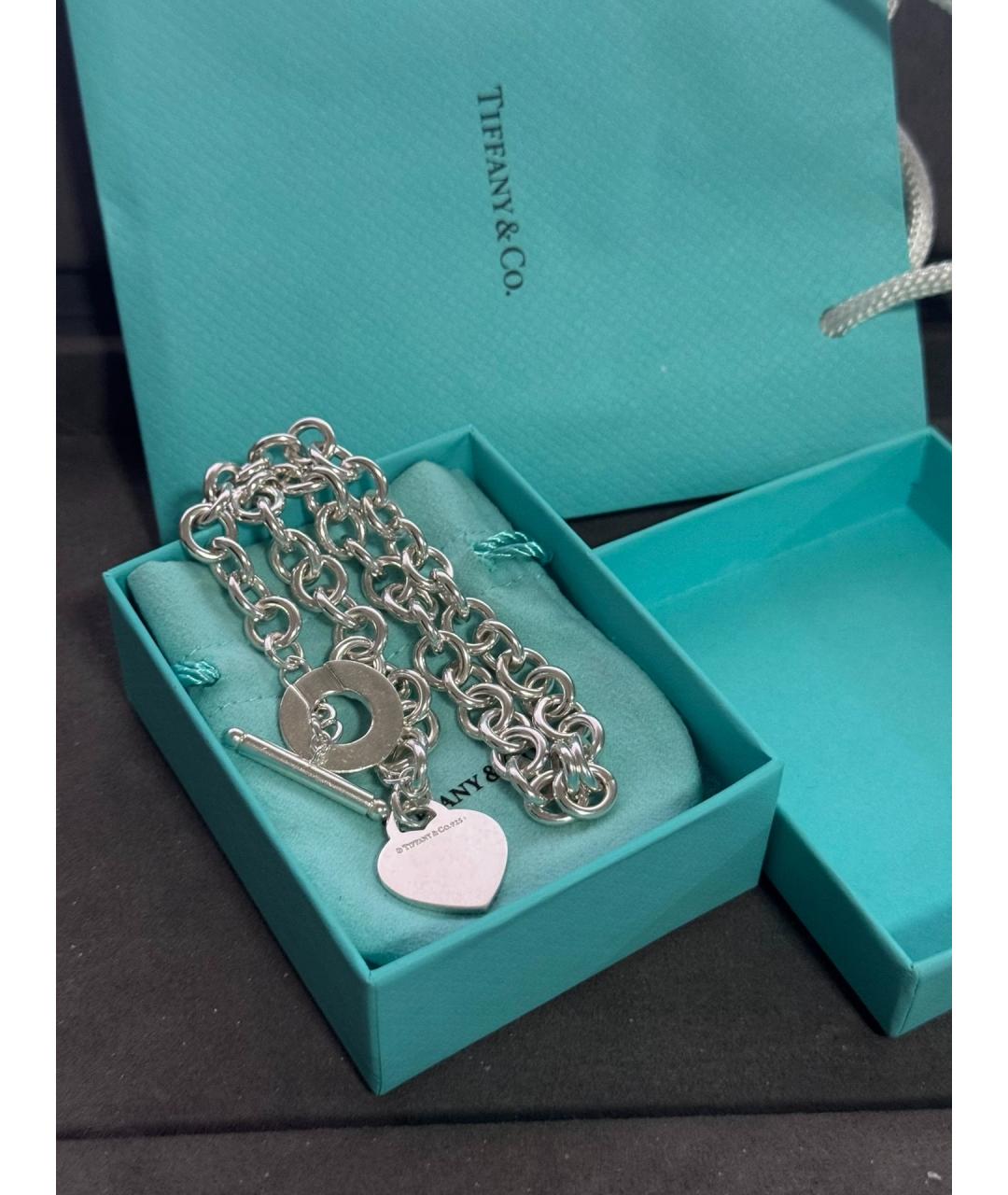 TIFFANY&CO Серебряное серебряное колье, фото 3